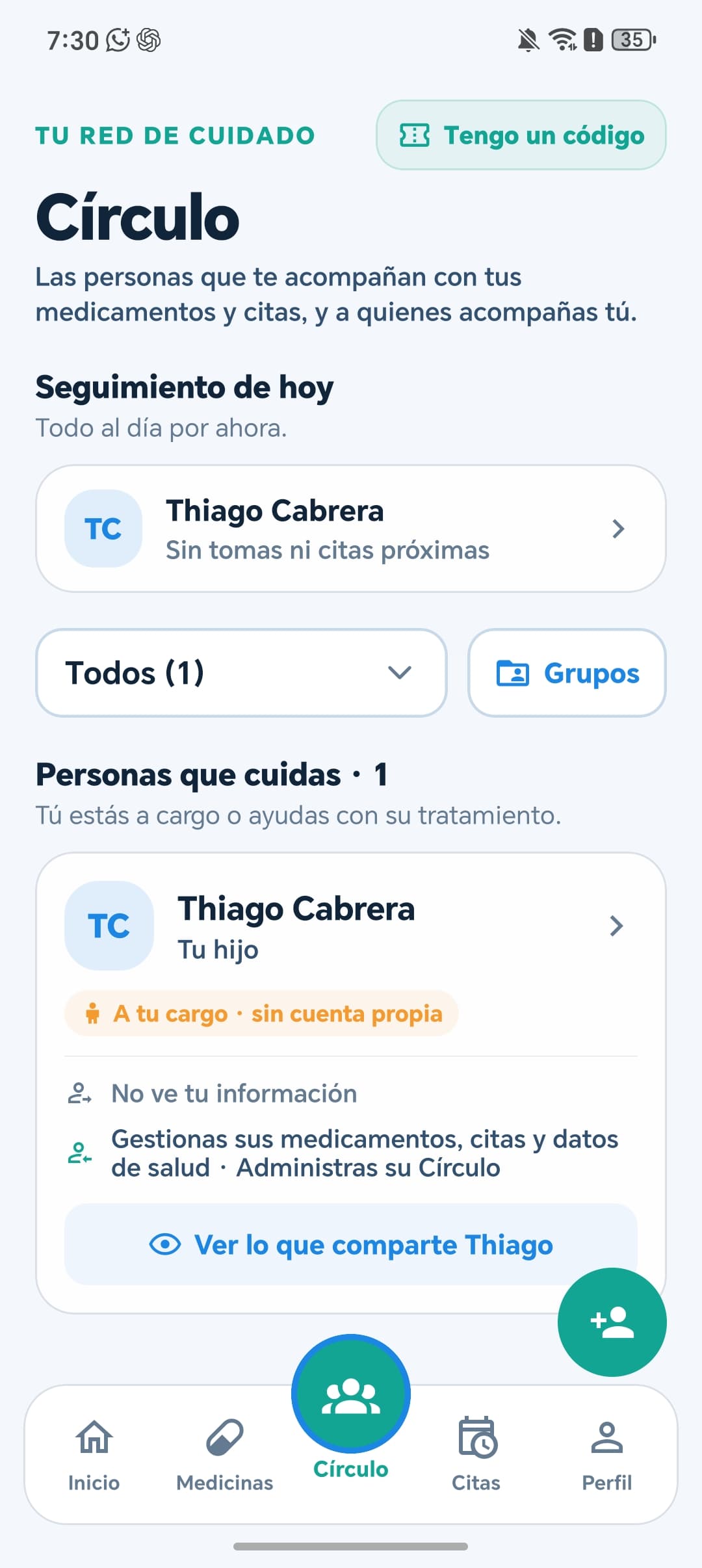 Módulo Círculo de MedicAI