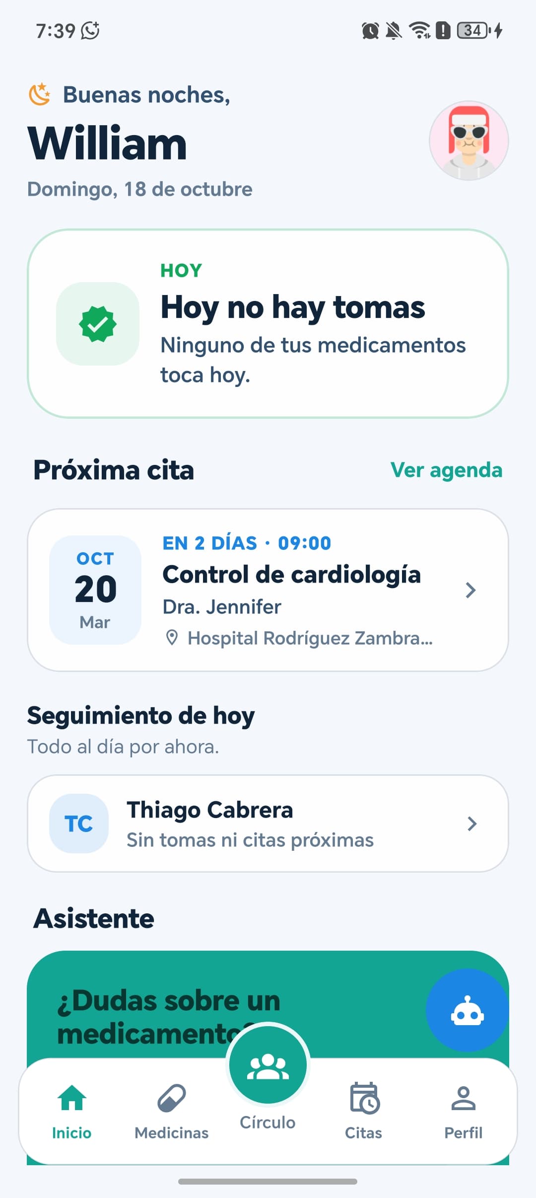 Módulo Inicio de MedicAI