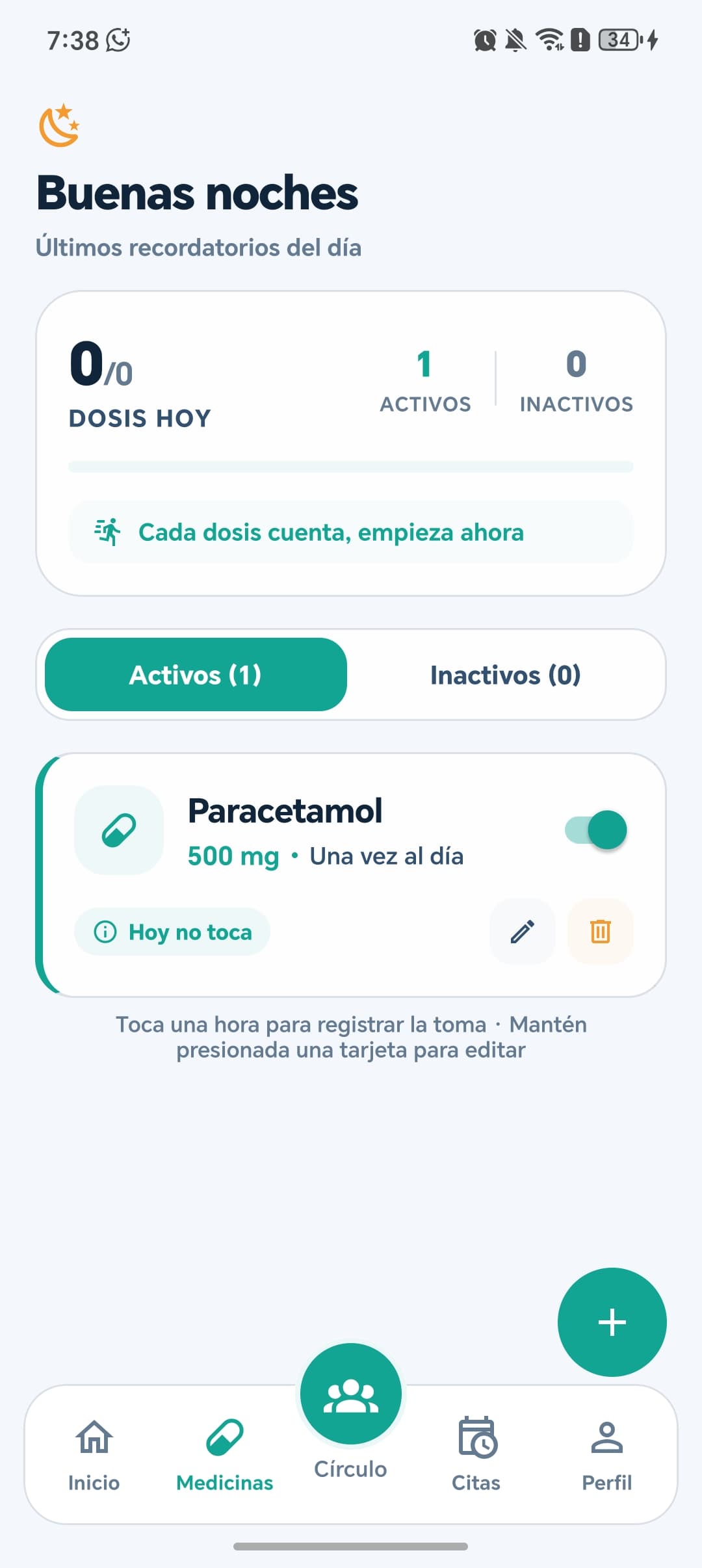 Módulo Medicamentos de MedicAI